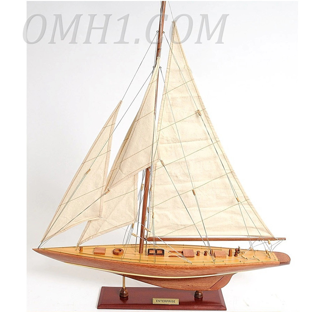 Y109 Enterprise Sailboat Schooner Yacht Model