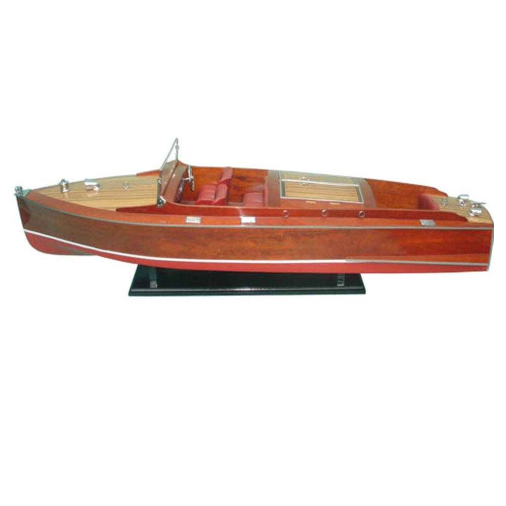 B109 Chris Craft Runabout Painted Ready for RC Speedboat Model - Medium