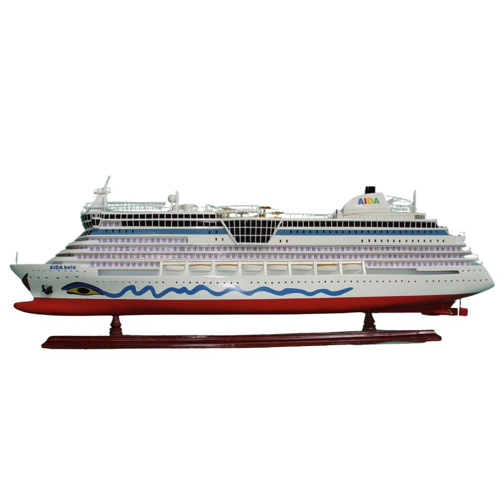 C091 MS AIDA BELLA Painted Cruise Ship Model - Medium