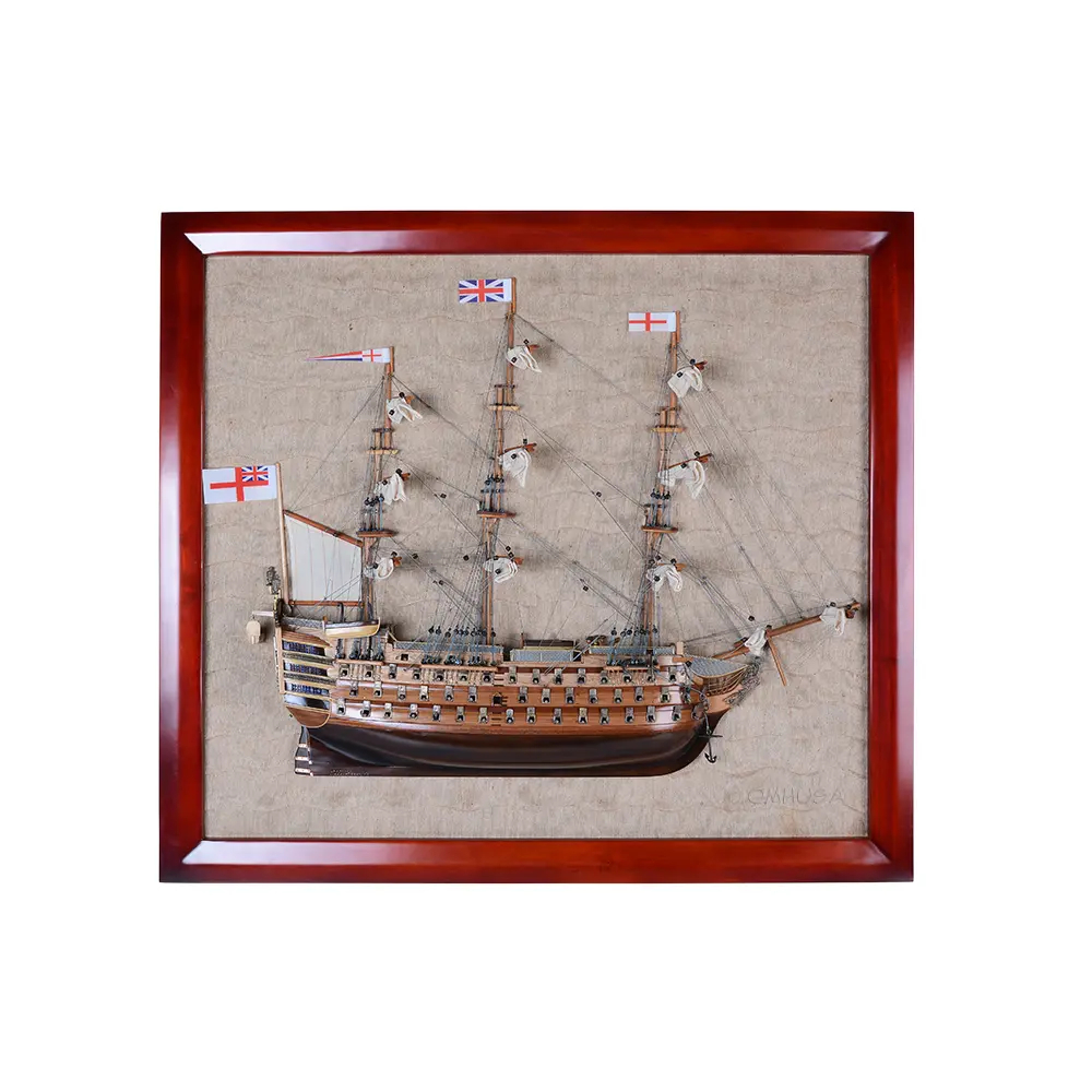 H006 33 in. HMS Victory Half - Ship Model
