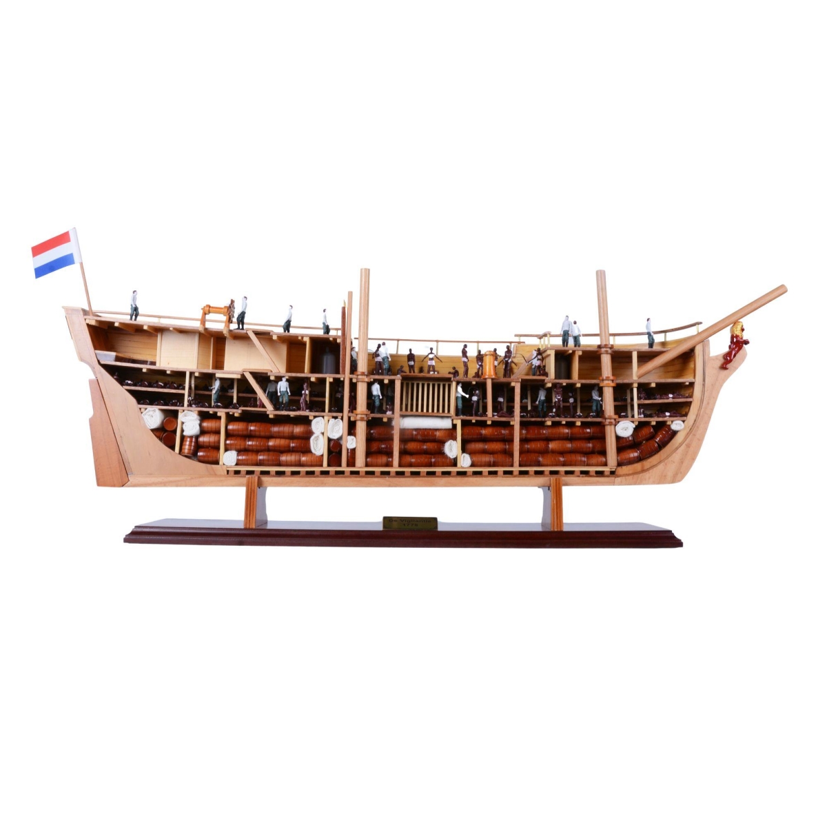 T396 Dutch Slave Ship Model, L80