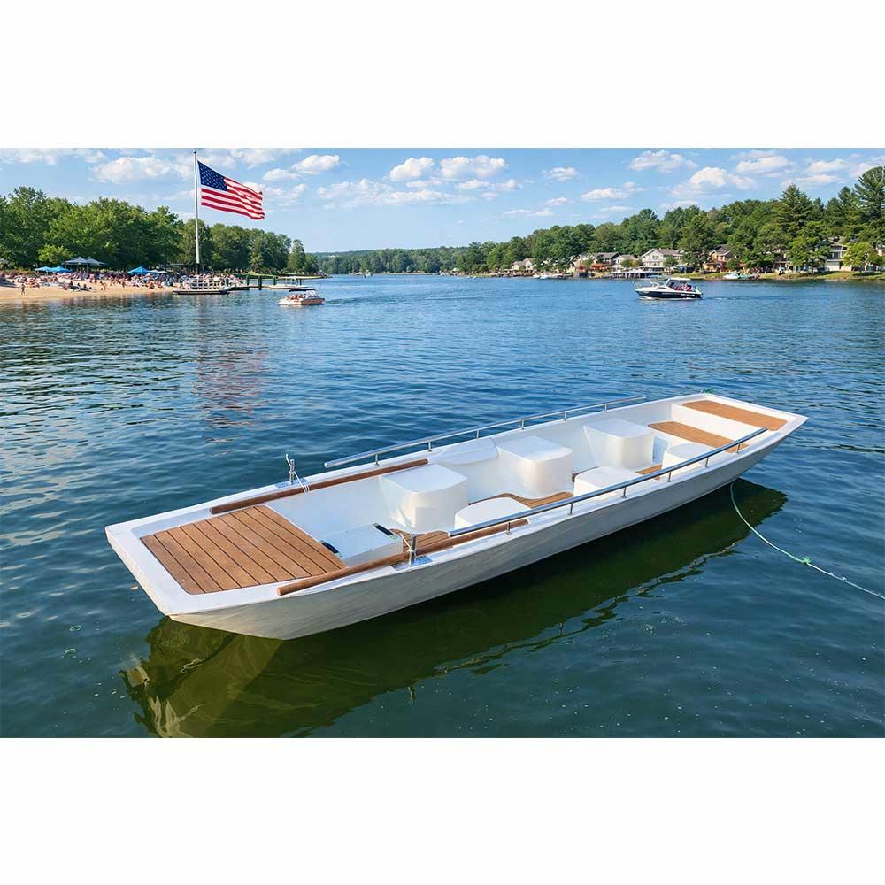 K242 15 ft. Composite Row Boat Skiff - Square-End Design