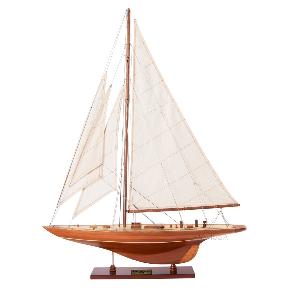 Y025F Enterprises Small America Cup Model Sailboat
