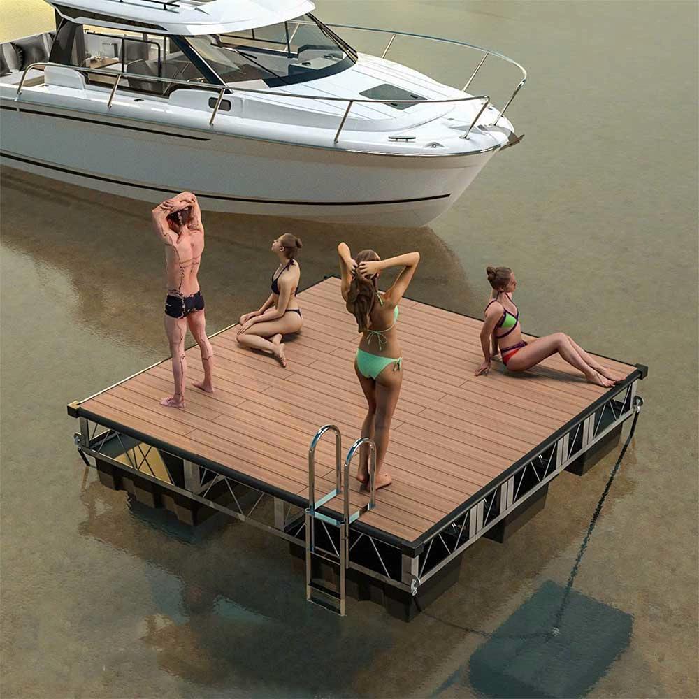 K380 Composite Rectangular Floating Dock