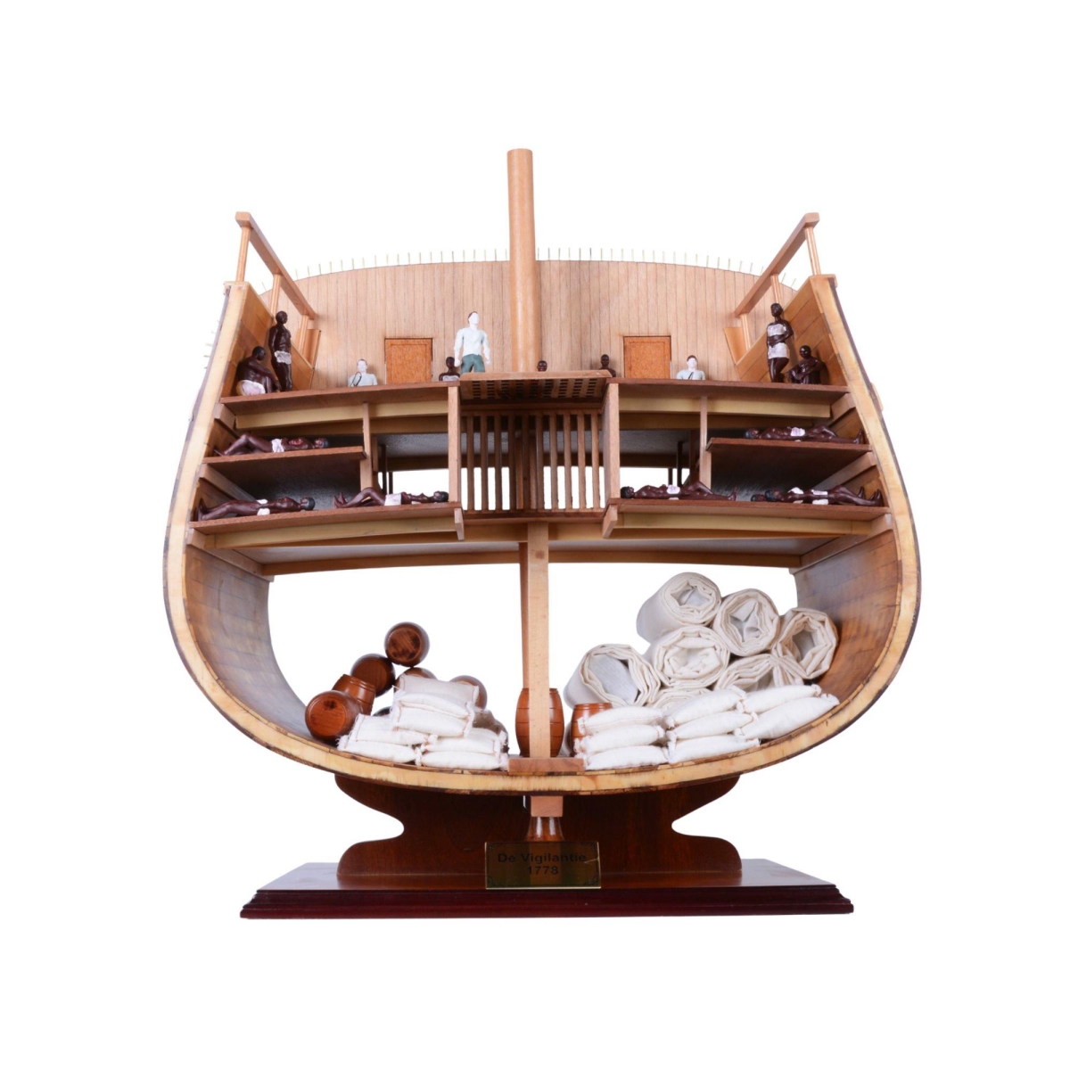 Q011 Dutch Slave Ship Cross-Section Model, D50