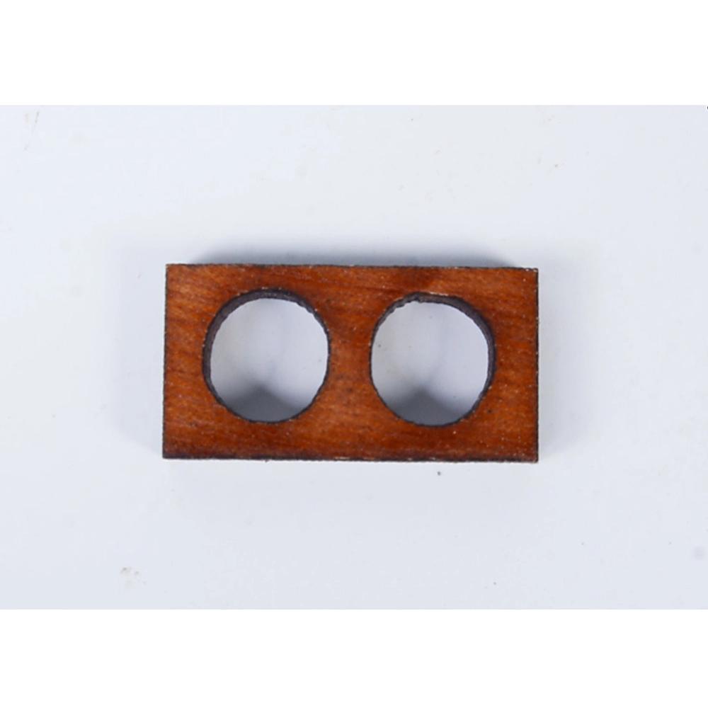PTD002 Double Deadeye Plate, Large - 5 Piece