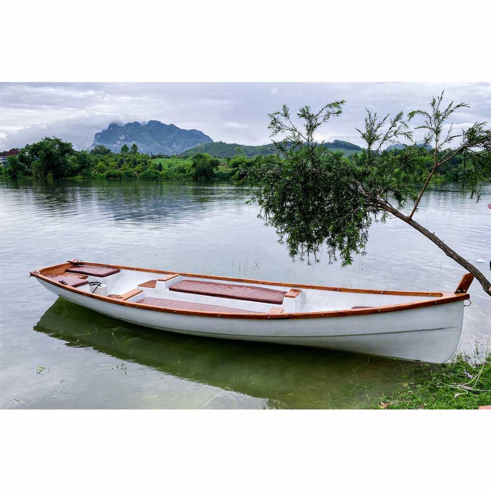 K241 Composite Canoe with Teak Gunwale, 18 ft.