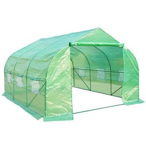 Picture of  CB16255 Portable Garden Walk-in Steeple Greenhouse - 12 x 10 x 7 ft.