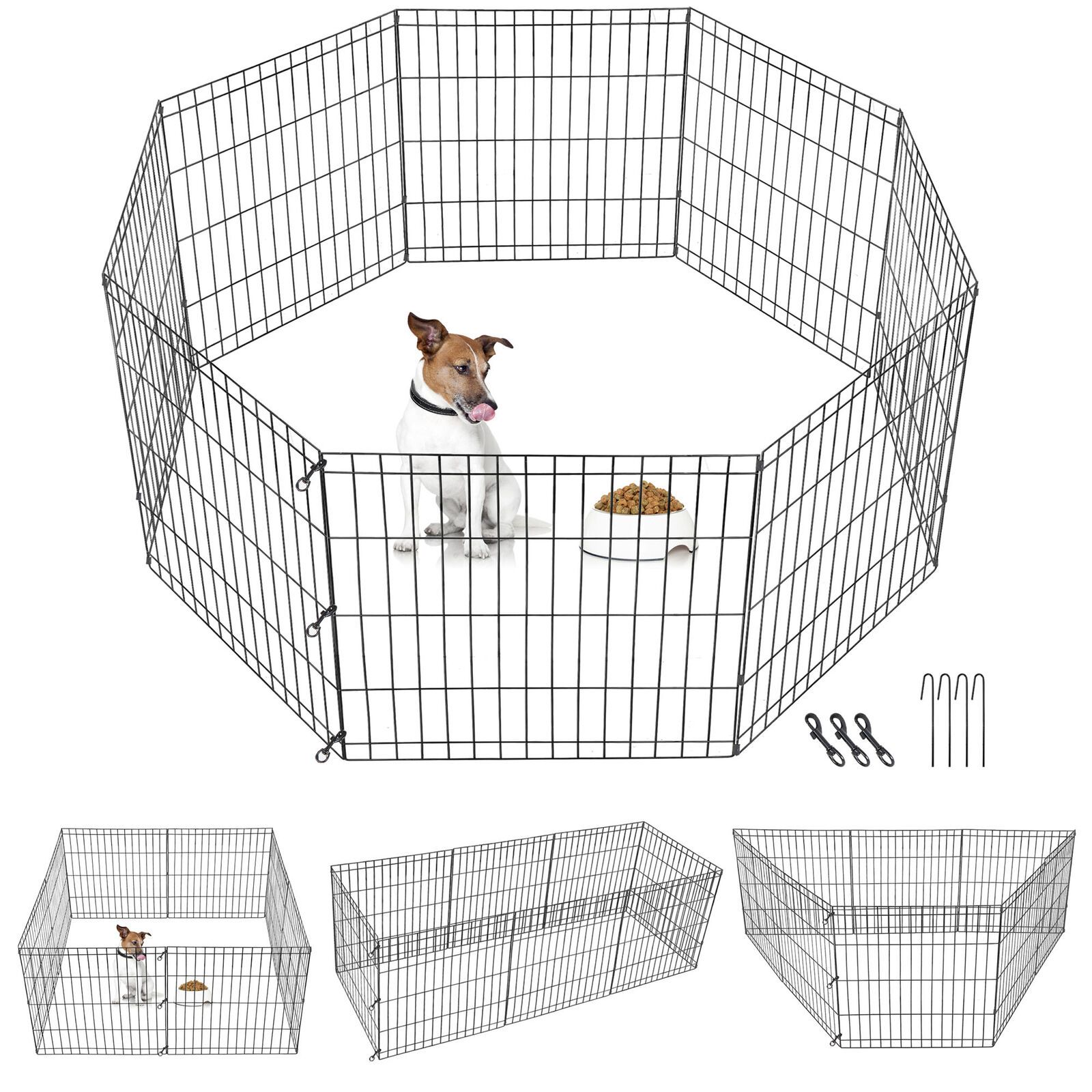 Picture of  CB19871 24 in. Puppy Pet Dog Play Pen Kennel Cage