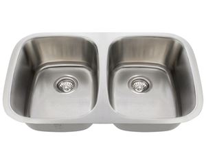 Picture of  CB19976 Kitchen Equal Double Bowl Stainless Steel Sink