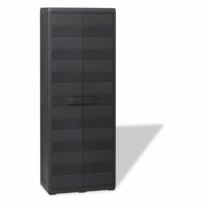 Picture of  CB20409 Garden Storage Cabinet with 3 Shelves&#44; Black