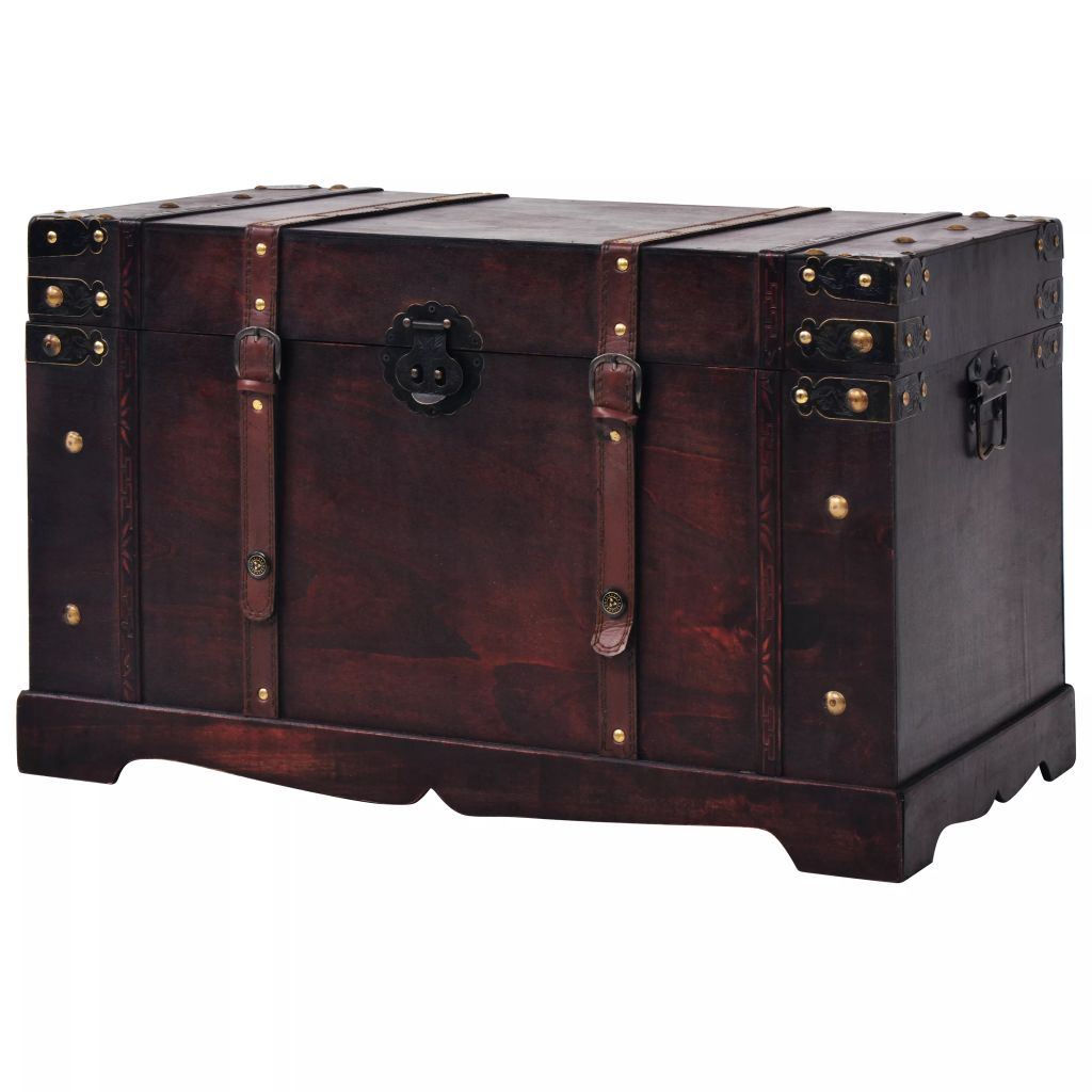 Picture of  CB20420 Chest Wood Vintage Treasure - 26 x 15 x 15.7 in.