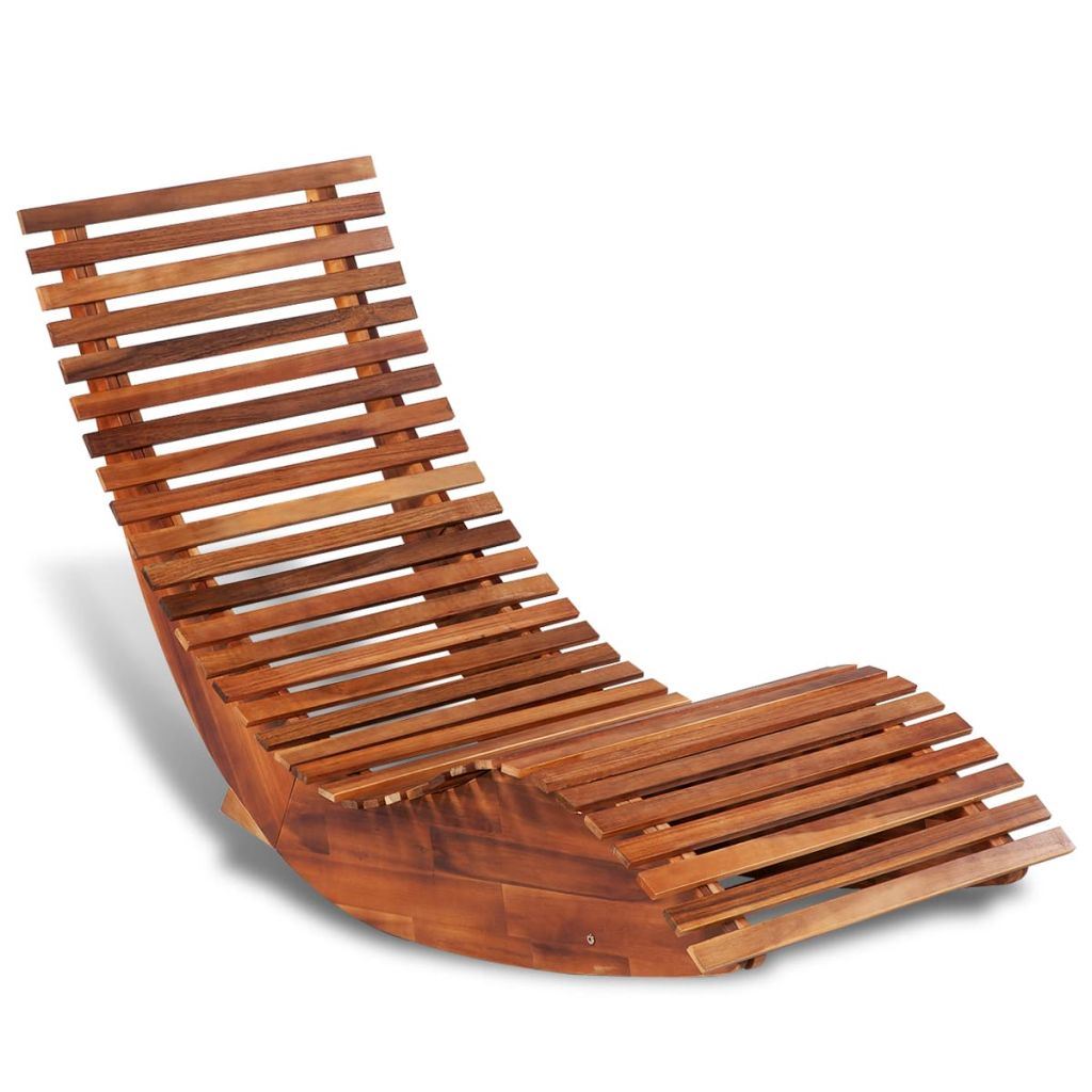 Picture of  CB20563 Rocking Sun Lounger Acacia Wood