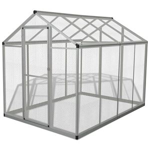 Picture of  CB20312 70 x 95.3 x 75.6 in. Outdoor Aviary Aluminum Birds Cage
