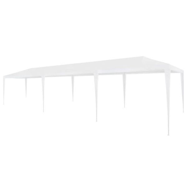 CB21163 10 in. x 30 ft. Outdoor Gazebo Tent, White