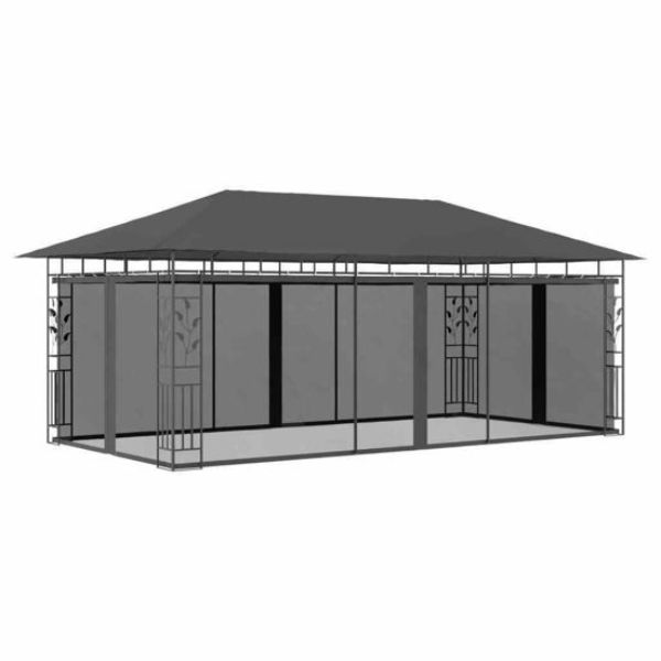 Outdoor Patio Gazebo with Mosquito Net