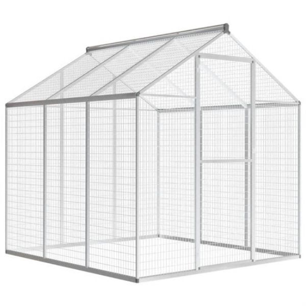 Picture of OnlineGymShop CB22064 72 x 70.1 x 76.4 in. Outdoor Aluminium Pet Aviary