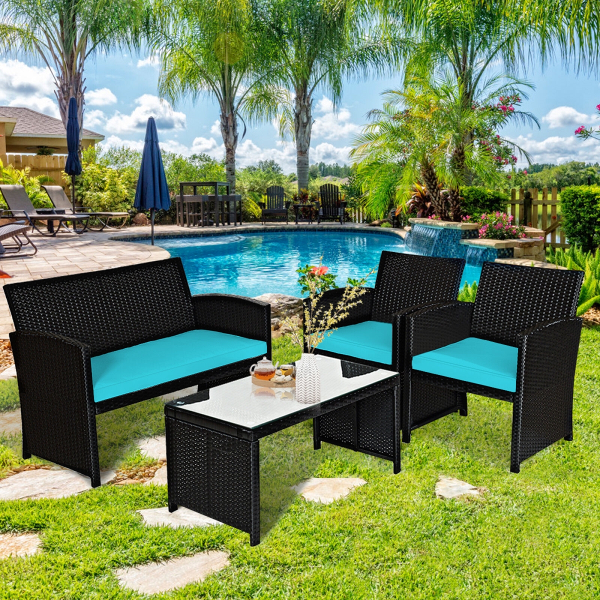 Outdoor 4 Pc Furniture Set