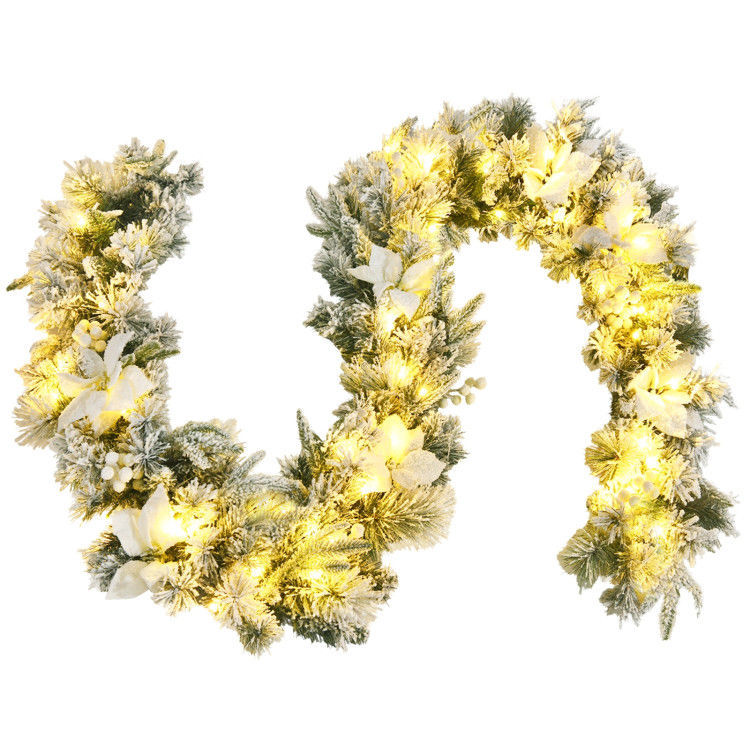 9 ft. Christmas Garland with Lights