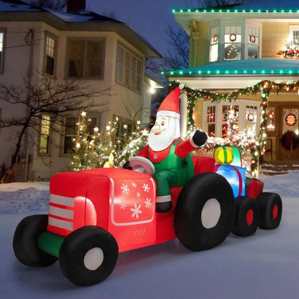 9 ft. Christmas Santa Claus Decoration