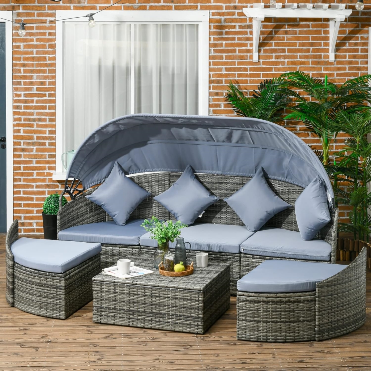 Outdoor Rattan Daybed