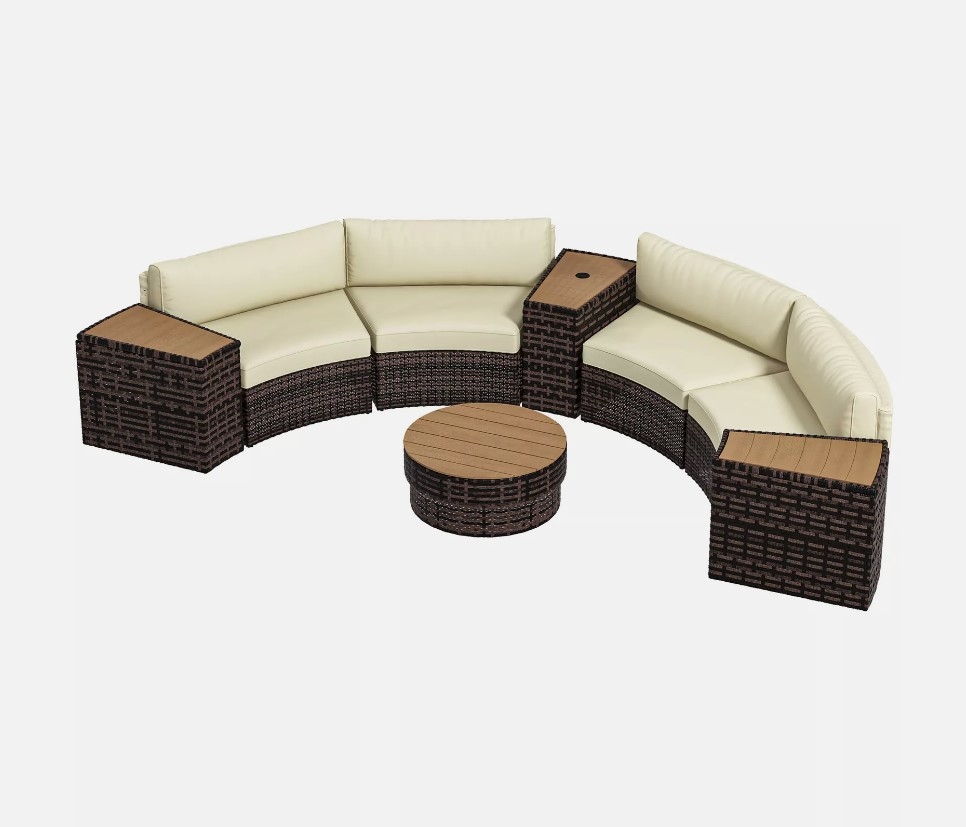 Outdoor Sectional Patio Furniture Set