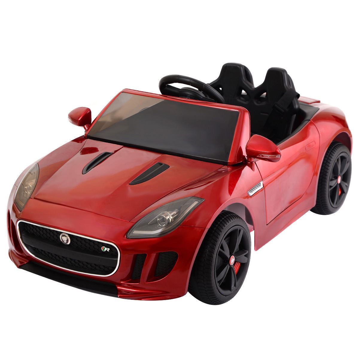Online Gym Shop CB16979 Kids Baby Ride on Toy Car Jaguar F-TYPE 12V Battery Power Licensed MP3 with Remote Control