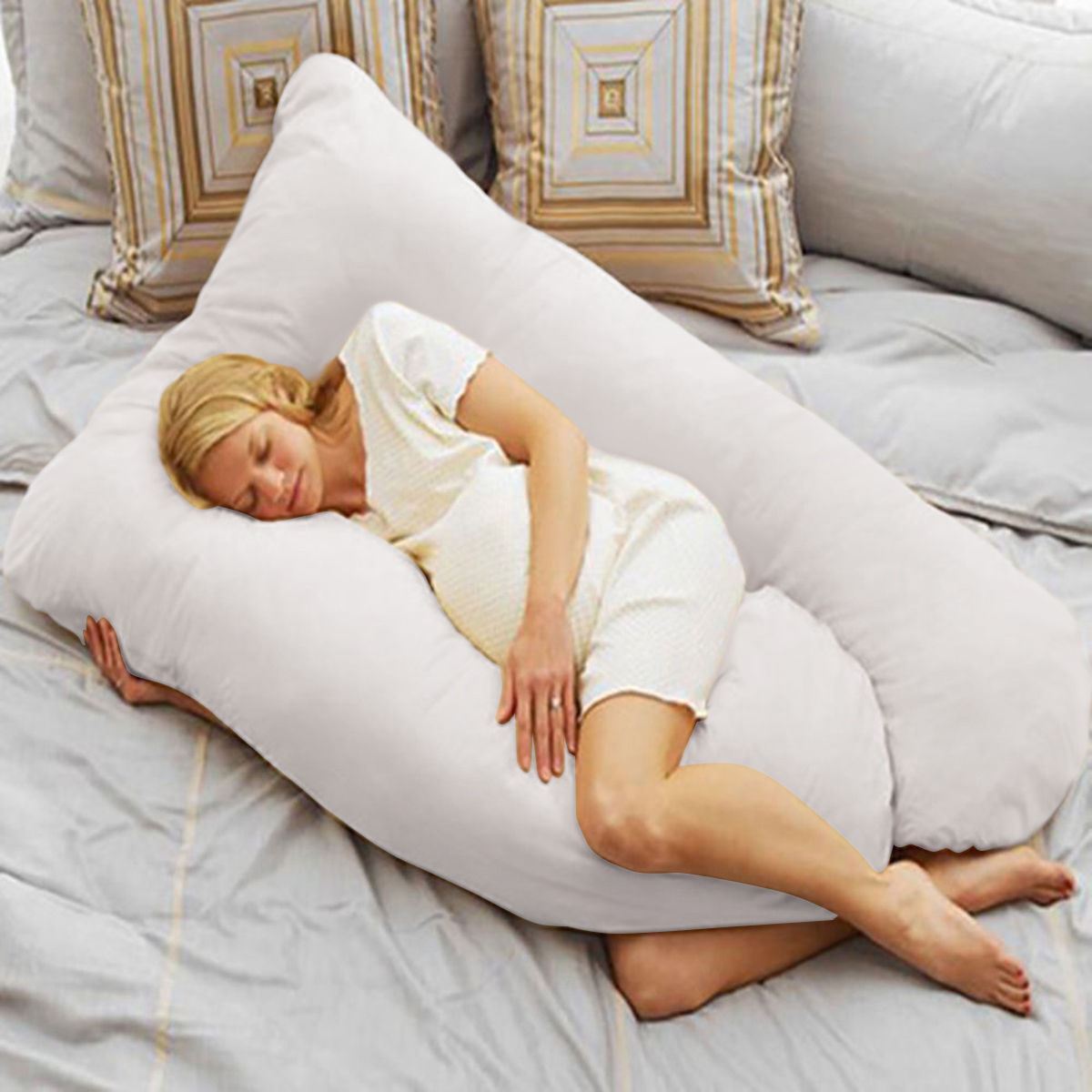 Picture of Online Gym Shop CB17069 U Shape Body Pillow Pregnancy Comfort Support Cushion