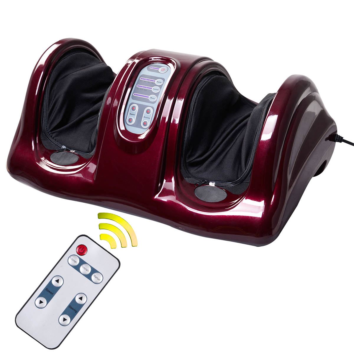Picture of  CB16227 Foot Massager Shiatsu with Remote&#44; Red Burgundy