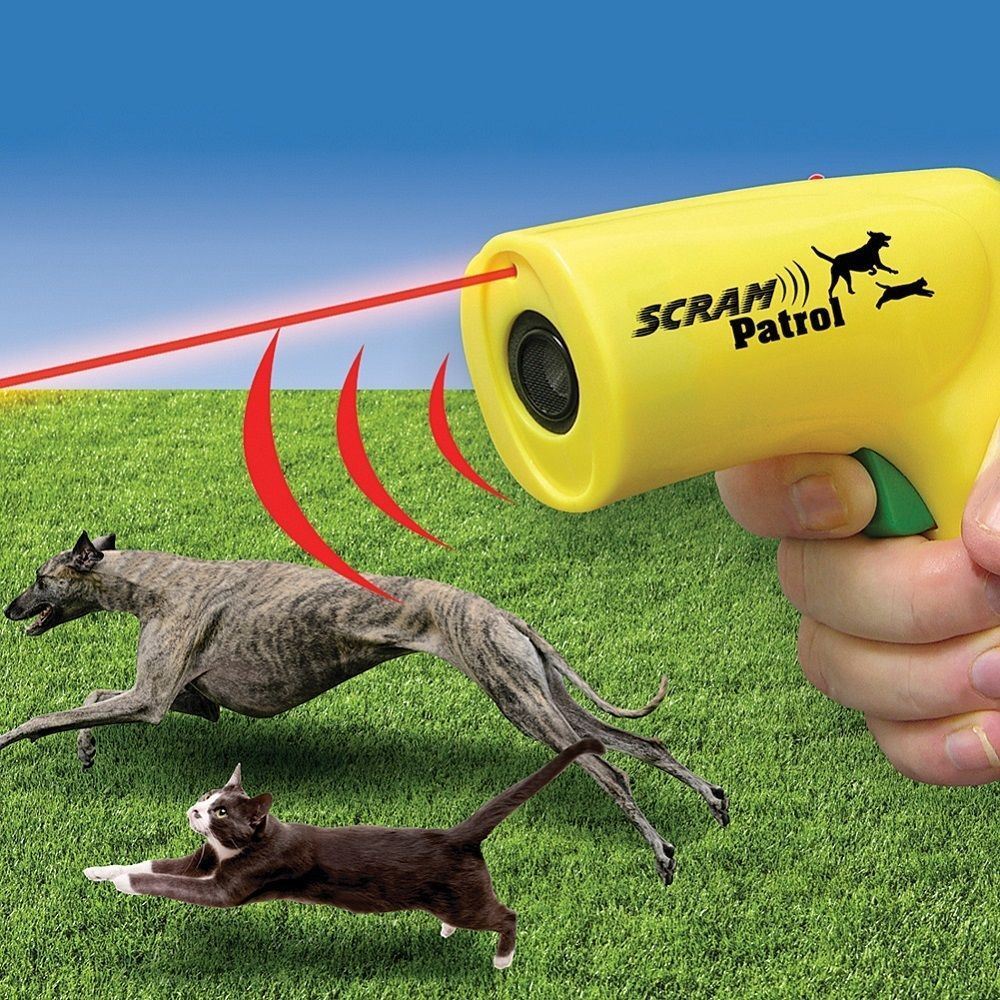 Picture of  CB17224 Ultrasonic Scram Patrol Dog Repeller Chaser Stop Barking Attack Animal Protection