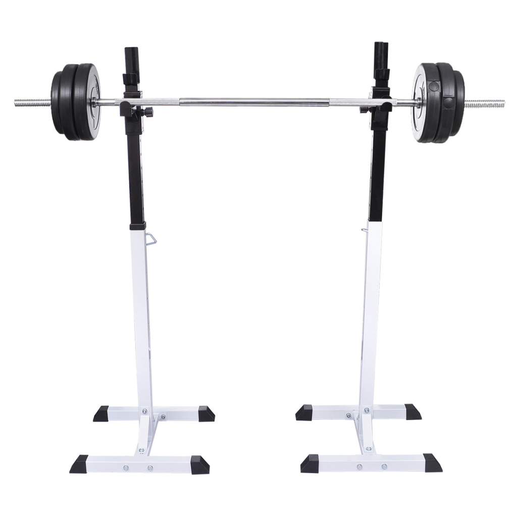 Picture of Online Gym Shop CB19020 Home Gym Workout Squat Barbell Rack Set