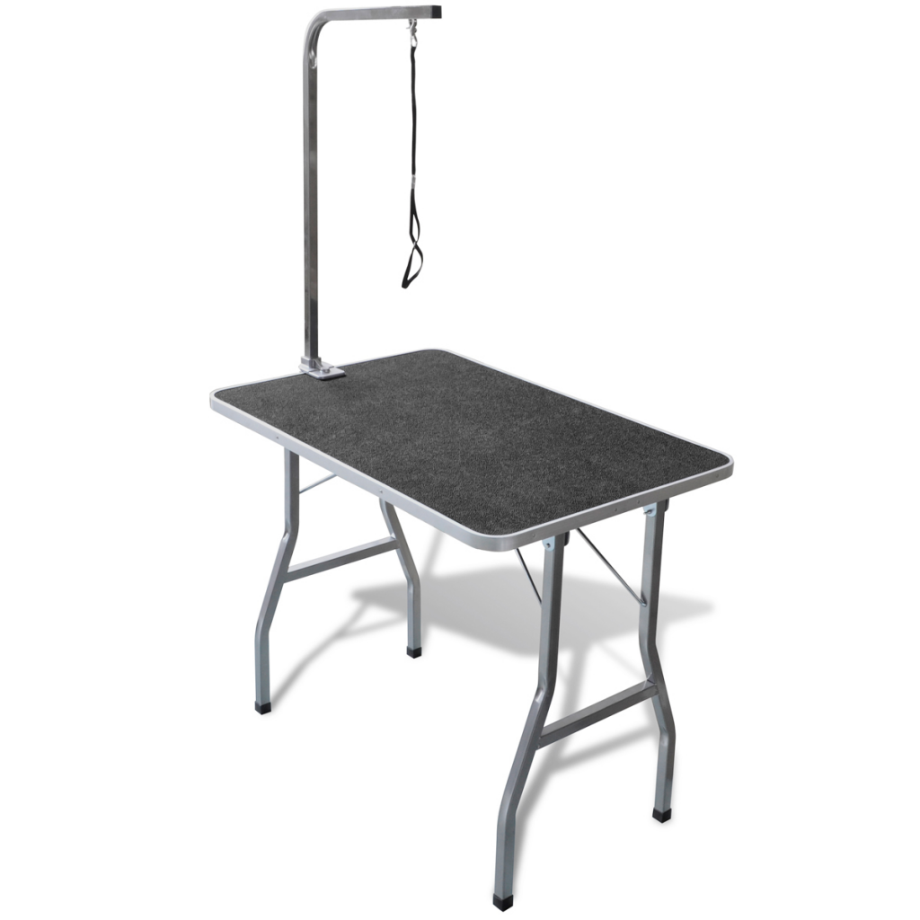 Picture of Online Gym Shop CB17624 Portable Pet Dog Grooming Table with Castors