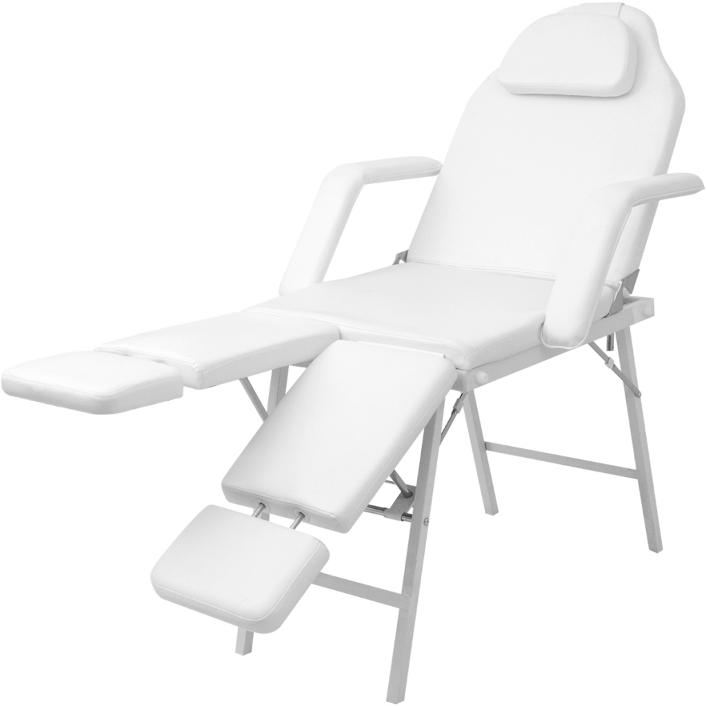 Online Gym Shop  Facial Bed Artificial Leather  White