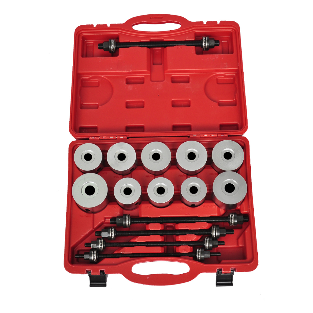 Universal Press & Press Pull Sleeve Kit Bush Bearing Removal Insertion Tool Set - 27 Piece