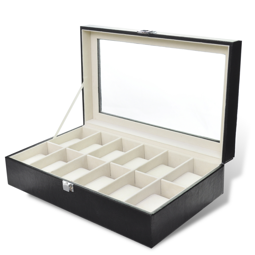 Picture of Online Gym Shop CB17909 Watch Box for 12 Watches