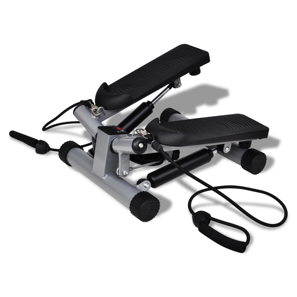Picture of Online Gym Shop CB19053 Workout Fitness Exercise Swing Stepper Twist Stepper with Rope