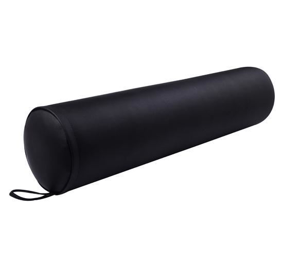 Picture of Online Gym Shop CB15815 Full Round Massage Bolster Pillow&#44; Black - 25 x 6 in.