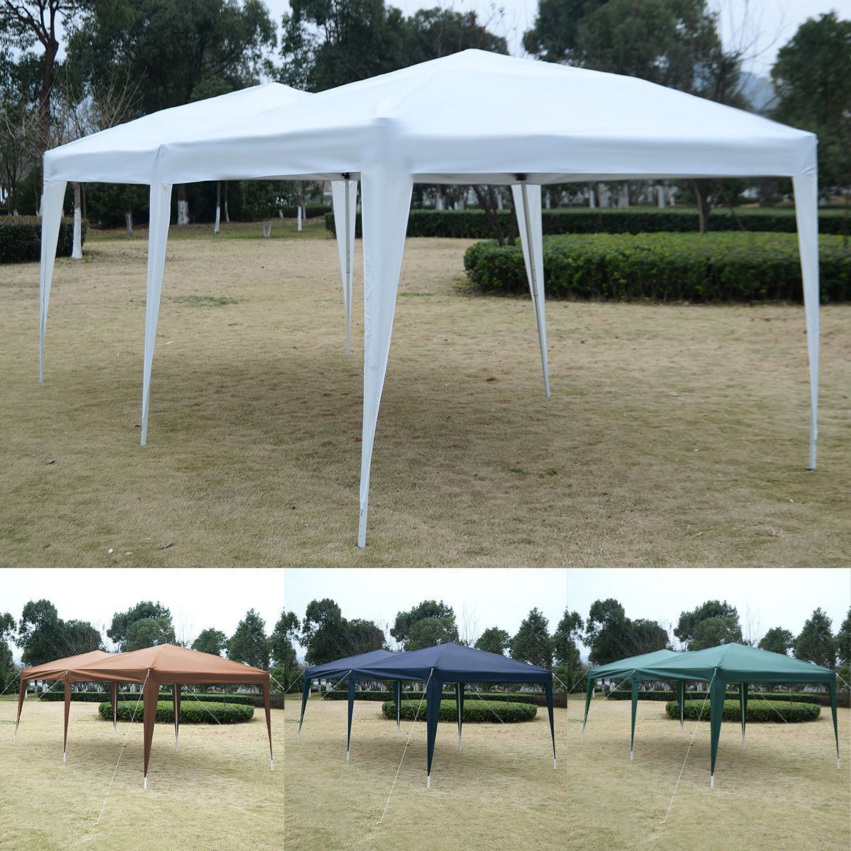 Picture of  CB19142 10 x 20 ft. Outdoor EZ Pop Up Folding Party Tent Cross Bar