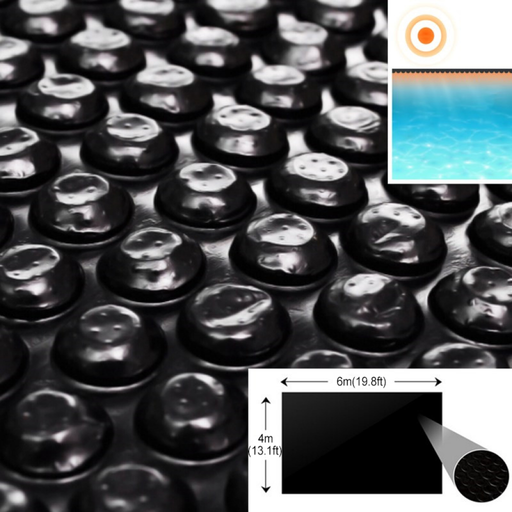 Picture of  CB19008 19.8 x 13.1 ft. Floating Rectangular PE Solar Pool Film - Black