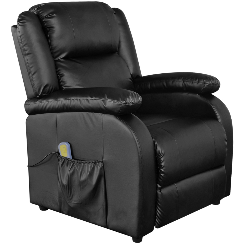 Picture of  CB19159 Artificial Leather Office Chair&#44; Black - 21.7 x 24.8 in.