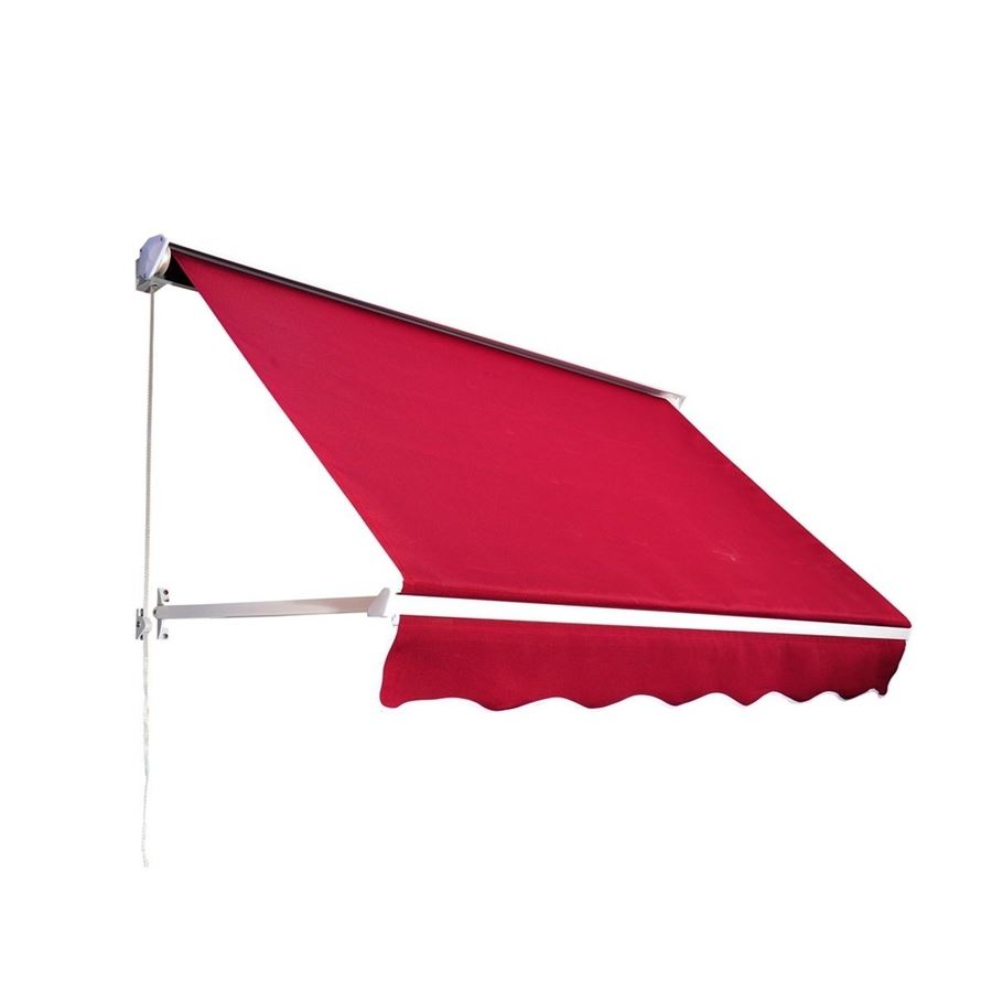 Picture of  CB15440 6 ft. Drop Arm Manual Retractable Window Awning - Red