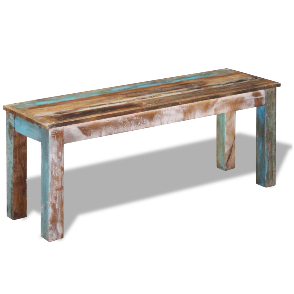 Picture of  CB19639 Bench Solid Reclaimed Wood - 43.3 x 13.8 x 17.7 in.