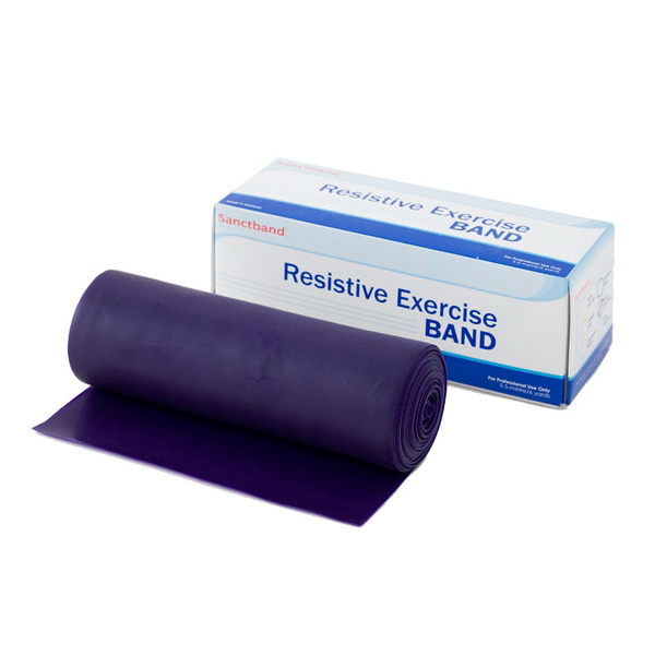 540PL 6 yards Sanctband Resistive Exercise Band, Plum
