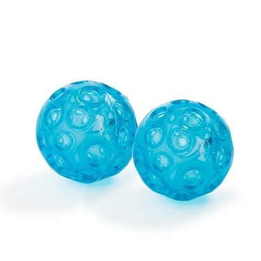 LE9009 Franklin Small Blue Textured Ball Set, Set of 2