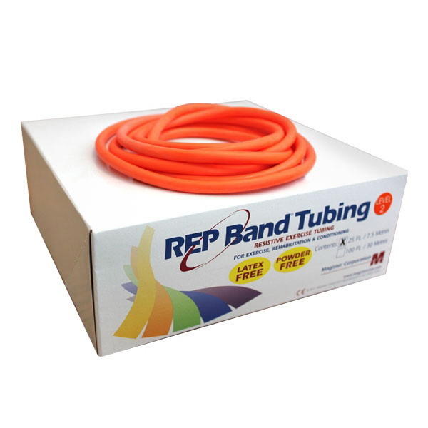 3104PL 25 ft. REP Band Resistive Exercise Tubing, Level 5 - Plum