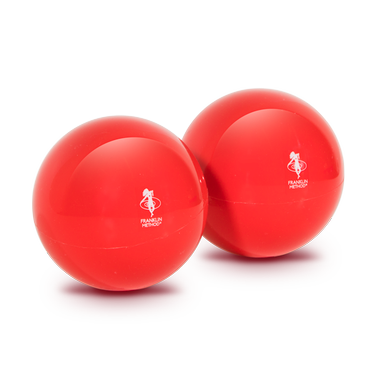LE9011 Franklin Mini Smooth Ball Set, Red - Set of 2