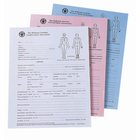 Picture of OPTP 713-3 Cervical Spine Assessment Forms&#44; 50 Forms Per Pad