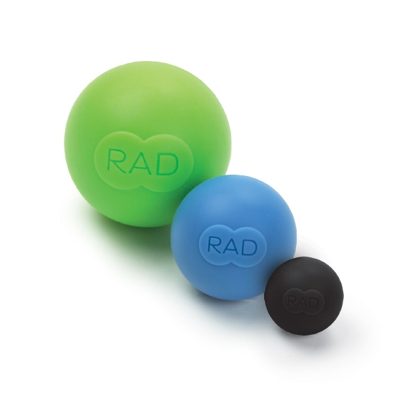 Picture of OPTP RD1018 RAD Rounds Massage Roller&#44; Green&#44; Blue & Black