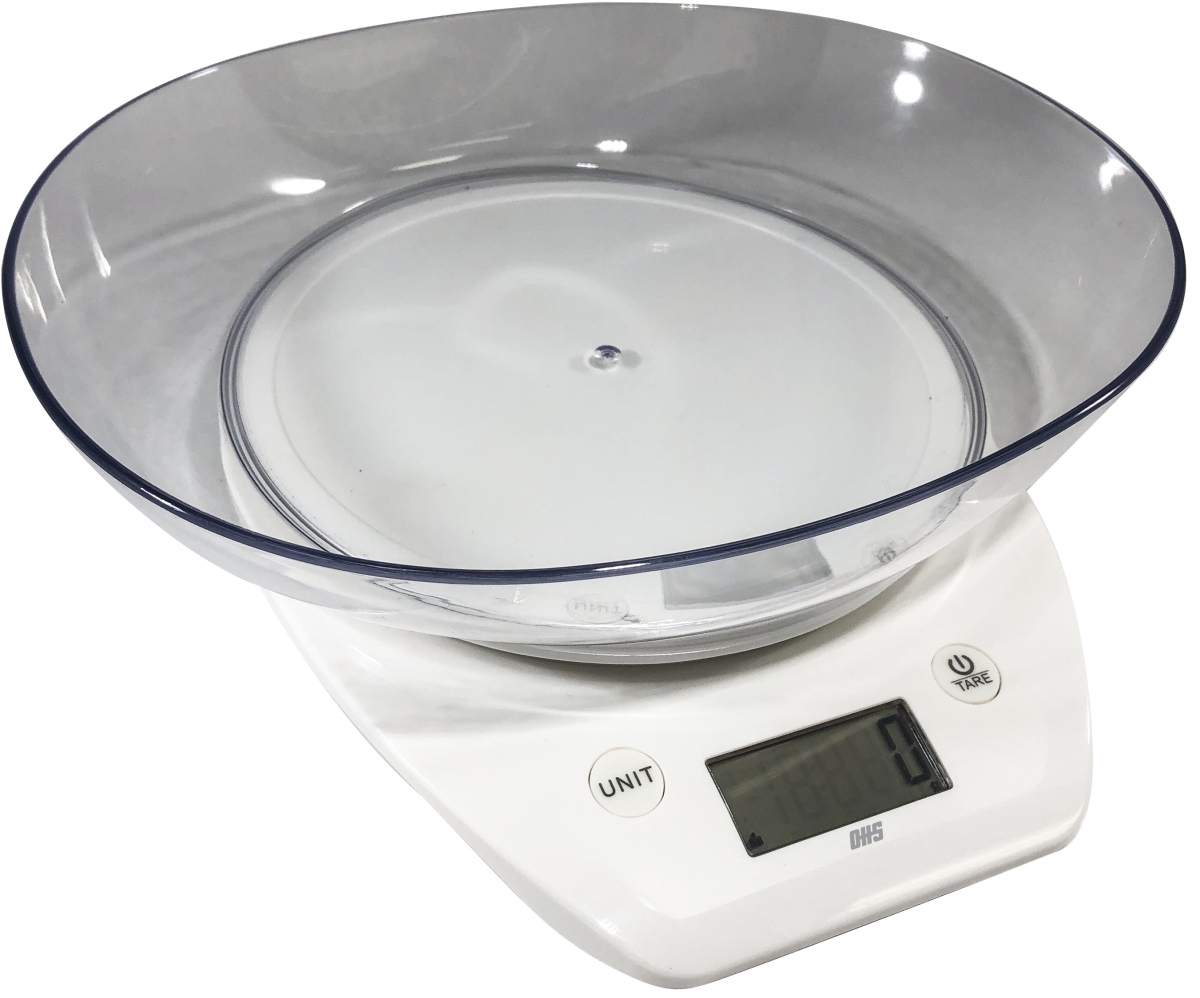Picture of Optima Home Scales AT-5000 Atlas Kitchen Weight Scale with Clear Bowl
