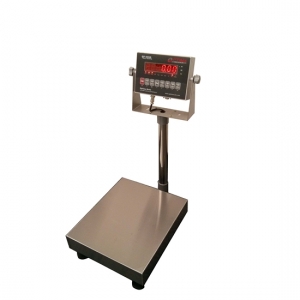 Picture of Optima Scale OP-915BWDP-2432-1000 1000 lbs Mild Steel Platform & Stainless Steel Bench Scale